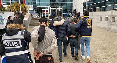 Hırsızlık şüphelisi 5 şahıs yakalandı
