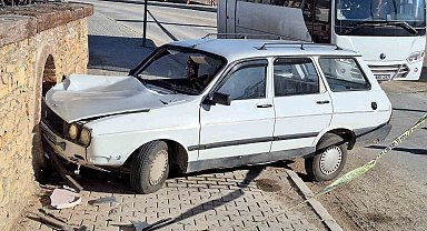 Hisarcık'ta trafik kazası: 1 yaralı