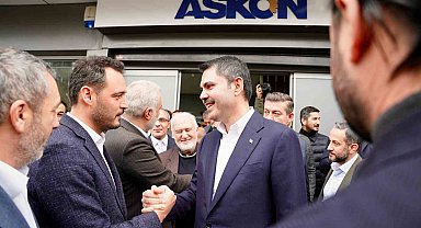 İBB Başkan Adayı Kurum ASKON'u ziyaret etti: "İstanbul'da esnafın, sanayicinin, ticaret ehlinin daima yanında olacağız"
