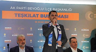 İBB Başkan Adayı Murat Kurum "Ben Beyoğlu'nun Murat'ı olarak sokak sokak çalışıp tüm kardeşlerimi kucaklayacağım"