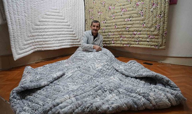 İğne ipliği 53 yıldır elinden düşürmedi: Unutulmaya yüz tutummuş yorgancılığın son temsilcilerinden