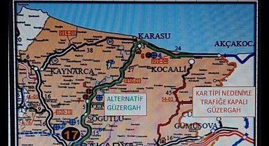 İki ilçeyi bağlayan yol kar sebebiyle kapandı