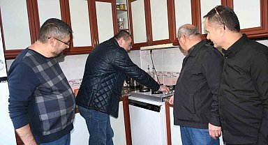 İlk ateşi Başkan Nuri Tekin yaktı