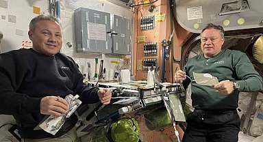 İlk Türk astronot Gezeravcı ISS'ten yeni bir fotoğraf paylaştı