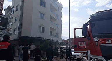 İş yerinde çıkan yangın korkuttu
