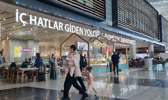 İstanbul Havalimanı'nda yarıyıl tatili yoğunluğu