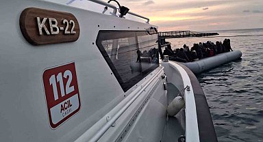 İzmir açıklarında 45 düzensiz göçmen kurtarılırken, 185 düzensiz göçmen ise yakalandı