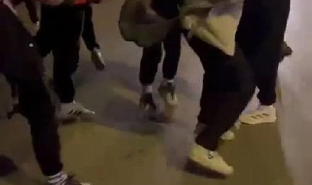 İzmir'de kız öğrenciler kavga etti, arkadaşları izledi