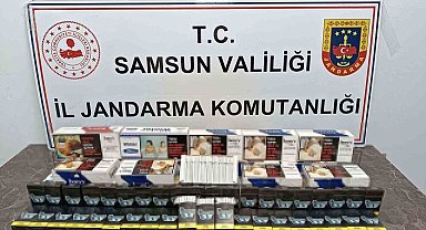 Jandarma 5 bin 800 dal makaron ele geçirdi
