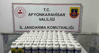 Jandarma 68 litre kaçak zirai ilaç ele geçirdi