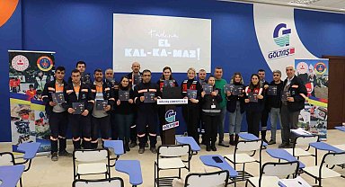Jandarma ekiplerinden işçilere eğitim