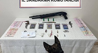 Jandarma iki ilçede zehir tacirlerine operasyon düzenlendi: 7 gözaltı