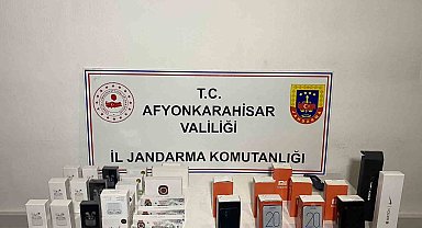Jandarmadan kaçak cep telefonu operasyonu