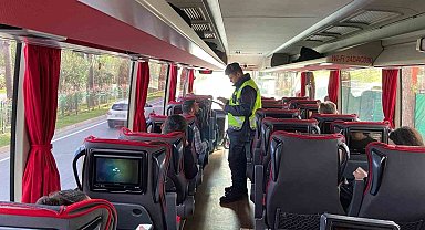 Jandarmadan şehirlerarası otobüslere denetim