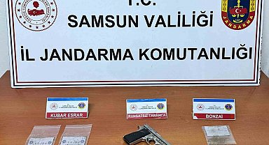 Jandarmanın yılbaşı denetimlerinde uyuşturucu madde ele geçirildi