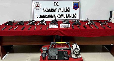 Kaçak silah ticaretine jandarma darbesi