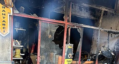Kahramanmaraş'ta işyerinin molotof kokteyli ile kundaklandığı iddiası