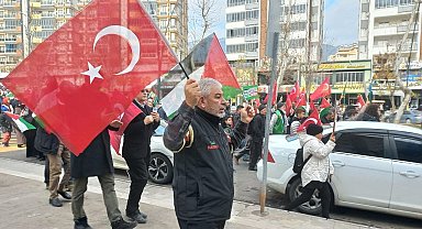 Kahramanmaraş'ta şehitler ve Gazze için yürüyüş