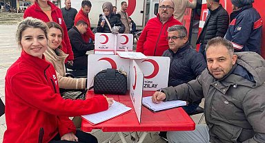 Kan bağışı kampanyasına kadınlar öncülük etti