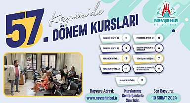 Kapem'de 57. dönem kursları için kayıtlar başladı
