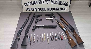 Karaman'da çeşitli suçlardan aranan 12 kişi tutuklandı