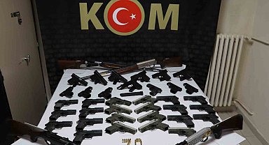 Karaman'da silah operasyonu: 4 tutuklama