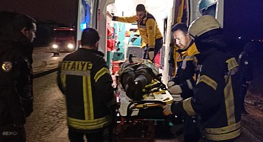Karaman'da takla atan otomobilin sürücüsü yaralandı