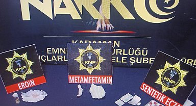 Karaman'da uyuşturucudan 1 kişi tutuklandı