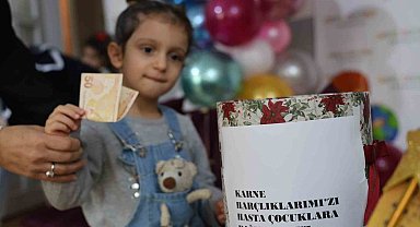 Karnelerini alan anaokulu öğrencileri, harçlıklarını hasta çocuklara bağışladı