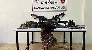 Kars'ta jandarmadan silah mühimmat kaçakçılığı operasyonu