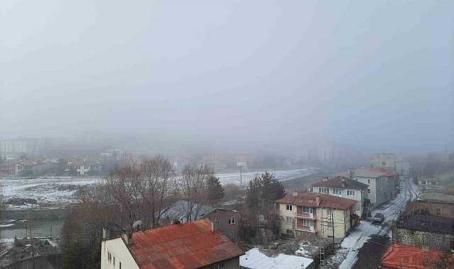 Kars'ta yoğun sis