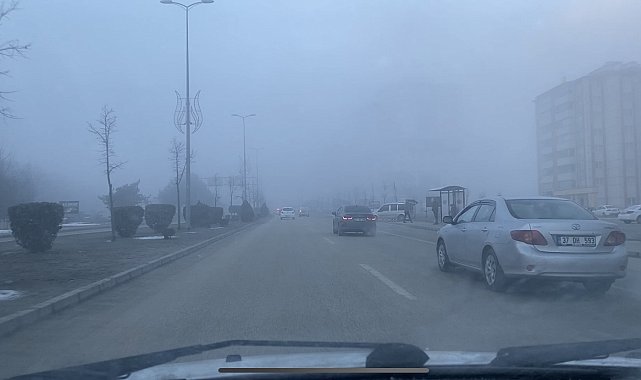 Kastamonu'da yoğun sis etkili oldu