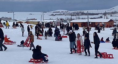 Kayak severler Abalı Kayak Merkezi'nde buluştu
