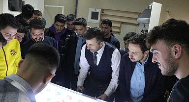 Kaymakam Erdem ve Başkan Demirci'den üniversite öğrencilerine ziyaret