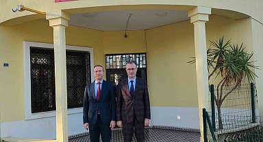 Kaymakam Ertaş, Köyceğiz Kaymakamı Maslak ile buluştu