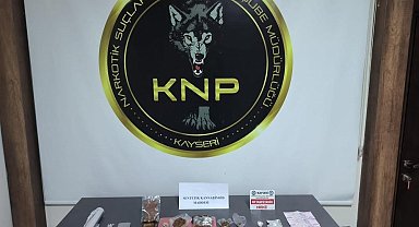 Kayseri'de 1 ayda 7.5 kilo uyuşturucu ele geçirildi
