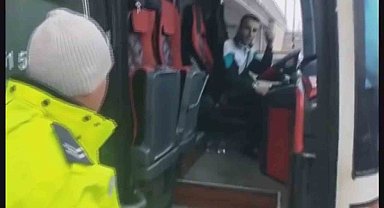 Kayseri'de emniyetten otobüslere yönelik denetim