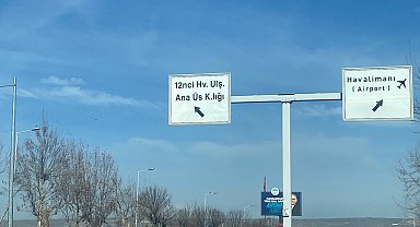 Kayseri'den kalkan eğitim uçağı acil iniş yaptı