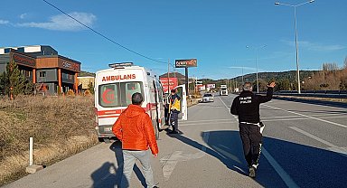 Kaza yapan araçlar sulama kanalına düştü: 5 yaralı