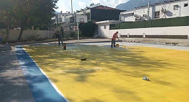 Kemer Belediyesi'nden okullara bakım