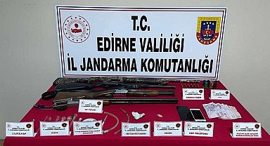 Keşan'da uyuşturucu operasyonu: 2 gözaltı