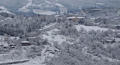 Kırklareli'de vatandaşlar karın tadını çıkardı