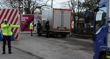 Kırklareli'nde araç ve sürücüler denetlendi