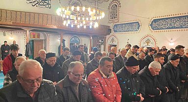 Kırklareli'nde Filistin'de hayatını kaybedenler için gıyabi cenaze namazı kılındı