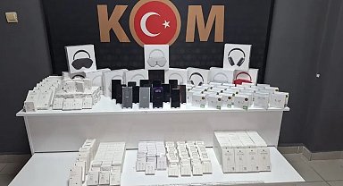 Kırklareli'nde kaçak elektronik eşya ele geçirildi