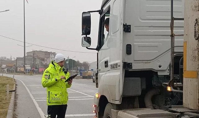 Kırklareli'nde trafik denetimi: 7 araç trafikten men