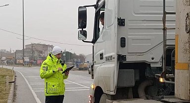 Kırklareli'nde trafik denetimi: 7 araç trafikten men