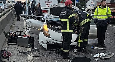 Kocaeli'de 4 araçlı zincirleme kaza: 1 ölü, 1 yaralı