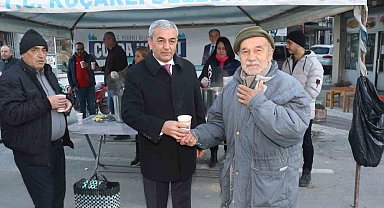Koçarlı Belediyesi'nin çorba ikramı vatandaşları ısıttı