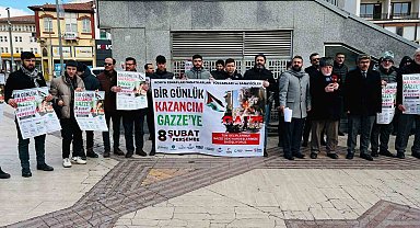 Konya esnafından "Bir Günlük Kazancım Gazze'ye" projesi